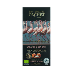 Σοκολάτα Γάλακτος με Καραμέλα & Αλάτι Cachet Bio 100gr